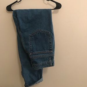 calvin klein high waisted mom jeans.